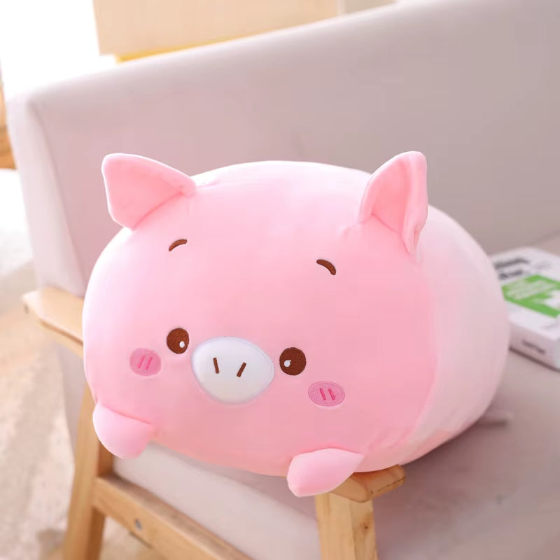 20Cm Kawaii Animal Dinosaur Pig Cat Bear Plush Toy Soft Panda Hamster Elephant Deer Stuffed Doll Pillow Birthday Gift