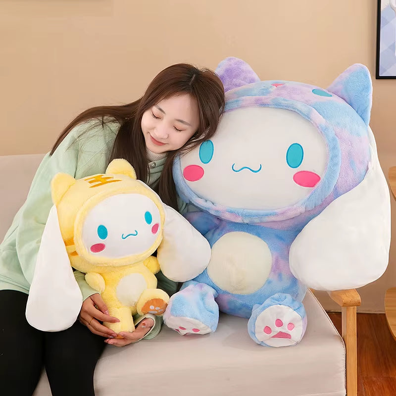 Kawaii Japanese Cartoon Girlish Heart Cinnamoroll Cute Plushie Toy Soft Stuffed Dolls Toys for Children'S Birthday Gift