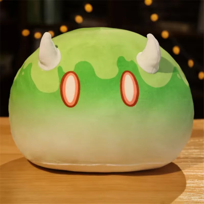 Anime Project Genshin Impact Slime Pillow Doll Women Men Kawaii Cartoon Cosplay Plush Accessories