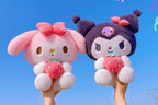 Kawaii Melody or Kuromi Holding Strawberry Plushie