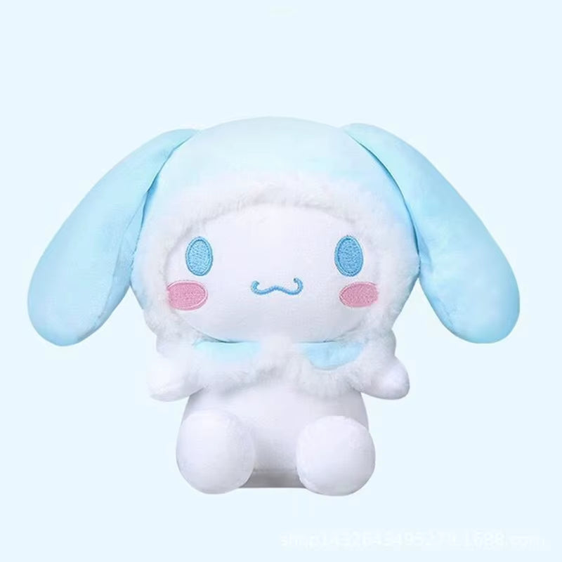 New Cartoon Animation Colorful Melody Plush Toy Cute Big-Eared Dog Kuromi Doll as a Holiday Gift for Girlfriend