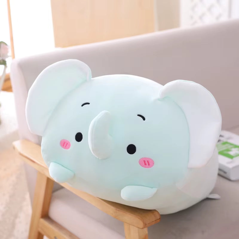 20Cm Kawaii Animal Dinosaur Pig Cat Bear Plush Toy Soft Panda Hamster Elephant Deer Stuffed Doll Pillow Birthday Gift