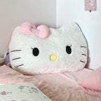 Sanrio Comfortable Hello Kitty Plushies Soft Hug Pillow Stuffed Anime Back Cushion Sofa Bed Big Size Plushies Xmas Gift for Girl