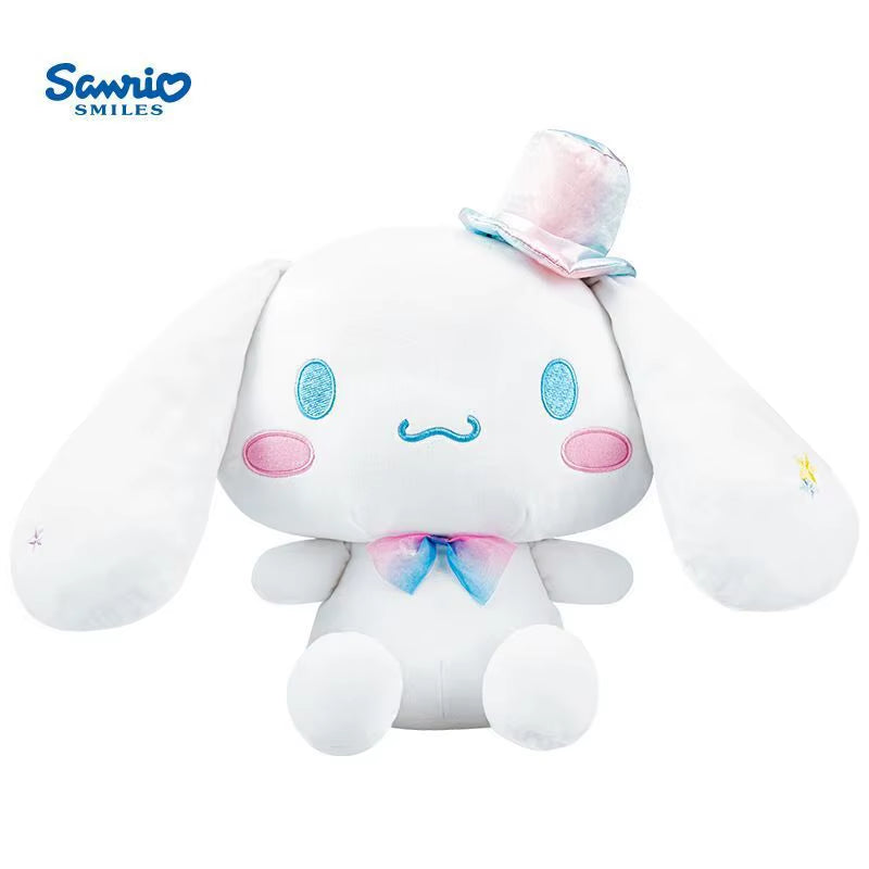 New Cartoon Animation Colorful Melody Plush Toy Cute Big-Eared Dog Kuromi Doll as a Holiday Gift for Girlfriend