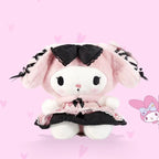 New Cartoon Animation Colorful Melody Plush Toy Cute Big-Eared Dog Kuromi Doll as a Holiday Gift for Girlfriend