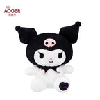 New Cartoon Animation Colorful Melody Plush Toy Cute Big-Eared Dog Kuromi Doll as a Holiday Gift for Girlfriend