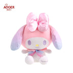 New Cartoon Animation Colorful Melody Plush Toy Cute Big-Eared Dog Kuromi Doll as a Holiday Gift for Girlfriend