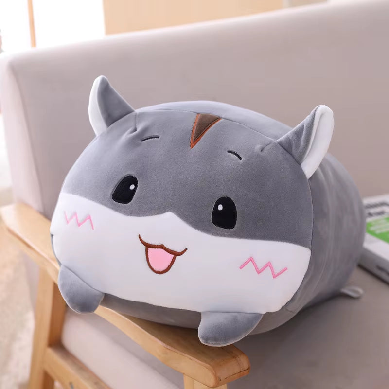 20Cm Kawaii Animal Dinosaur Pig Cat Bear Plush Toy Soft Panda Hamster Elephant Deer Stuffed Doll Pillow Birthday Gift
