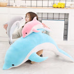 1Pc 30/50CM Kawaii Dolphin Plush Toys Lovely Stuffed Soft Animal Pillow Dolls for Children Girls Sleeping Cushion Gift